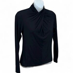 Of Mercer Black Long Sleeve Women's Blouse. NWT